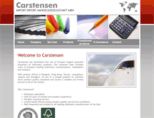 Tablet Screenshot of carstensen.de